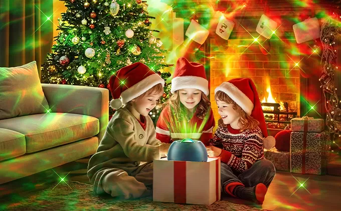 Christmas Lighting Collection: Capture Holiday Sales with Aurora & Projection Lights