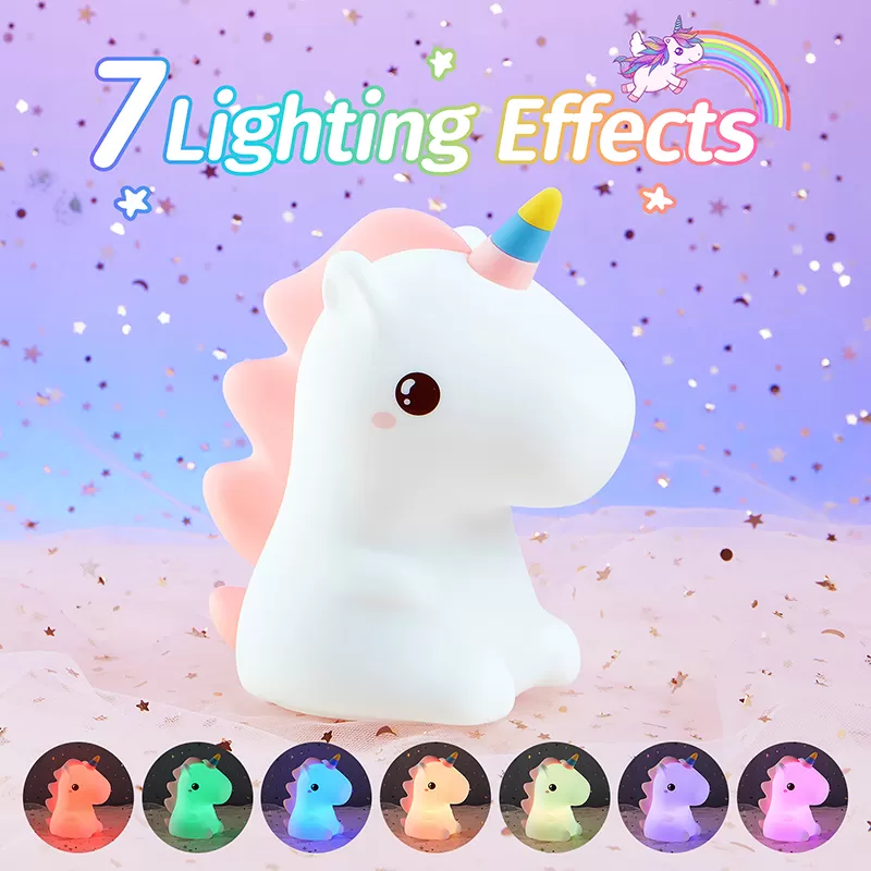 WH-A28 Sparkle Unicorn Night Light