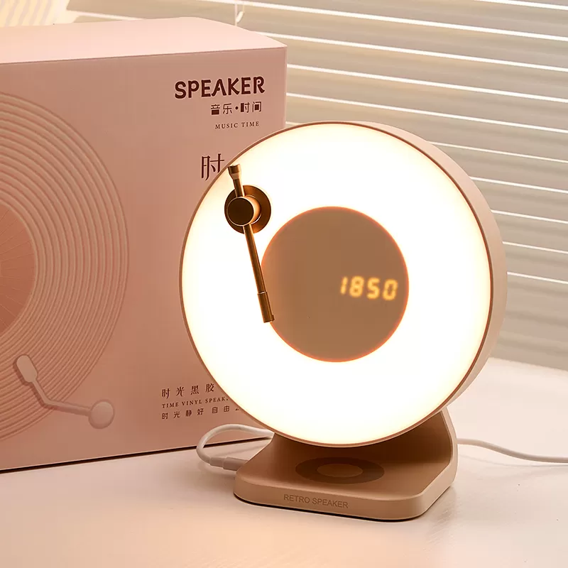 WH-J11 Vertical Turntable Wireless Charging Speaker