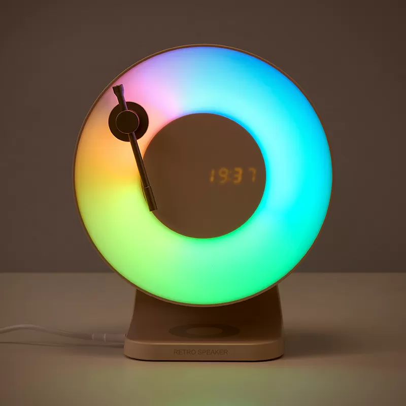 WH-J11 Vertical Turntable Wireless Charging Speaker