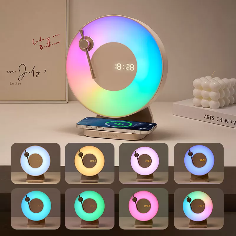 WH-J11 Vertical Turntable Wireless Charging Speaker