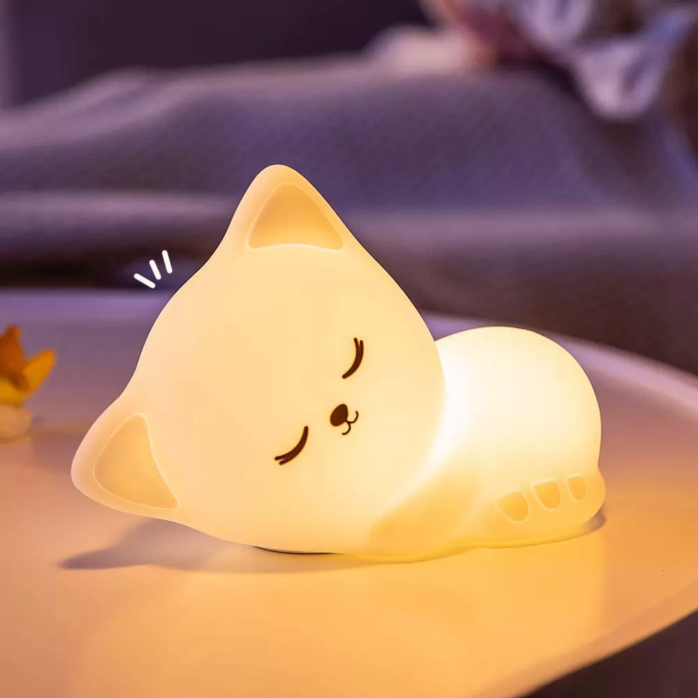 WH-A16 Sleeping Kitten Night Light