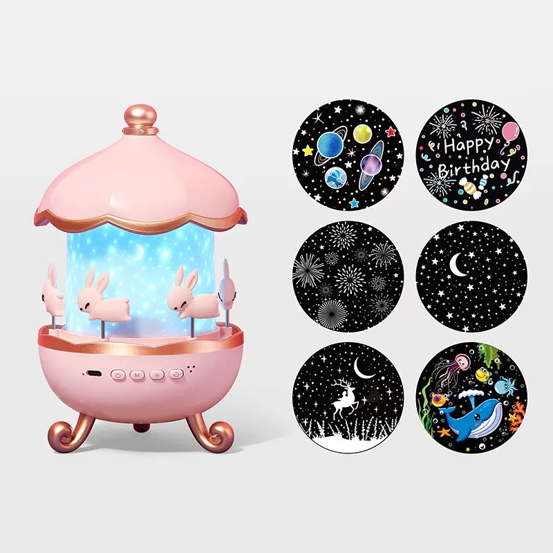 WH-E11 Bunny's Carousel Projector Light