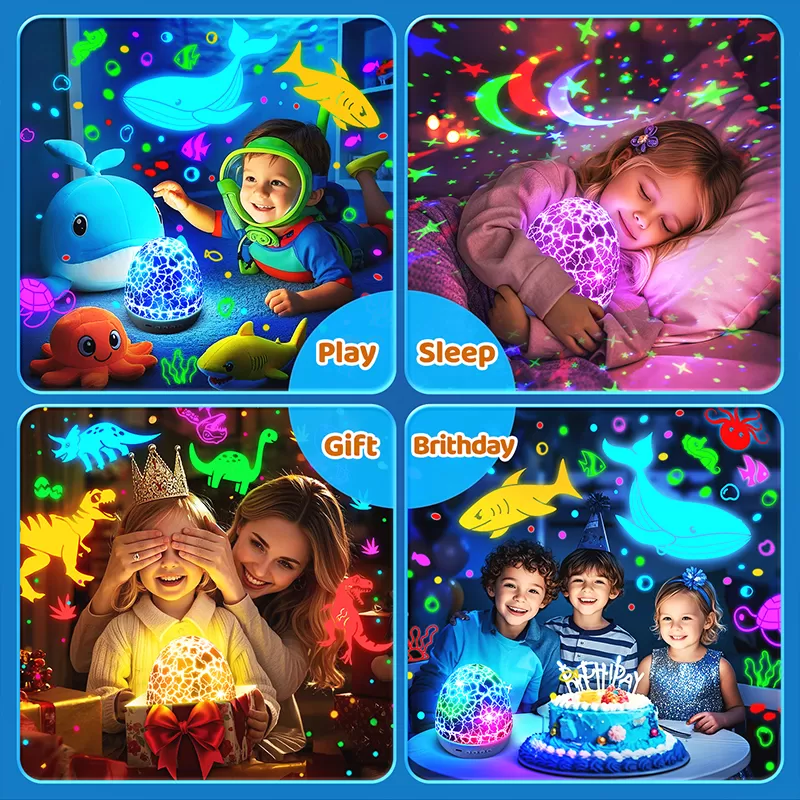 WH-E27 Crack Egg Projector Light 2.0