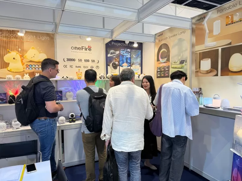 Onefire Impresses at Hong Kong International Autumn Lighting Fair 2025 with Next-Generation Bluetooth Speaker Lamps Onefire Impresses at Hong Kong International Autumn Lighting Fair 2025 with Next-Generation Bluetooth Speaker Lamps