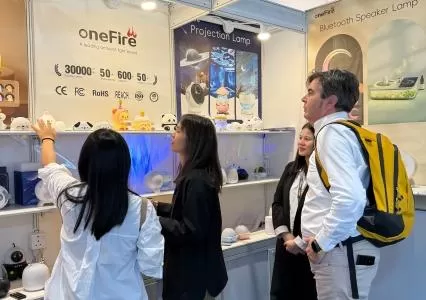 Onefire Impresses at Hong Kong International Autumn Lighting Fair 2025 with Next-Generation Bluetooth Speaker Lamps