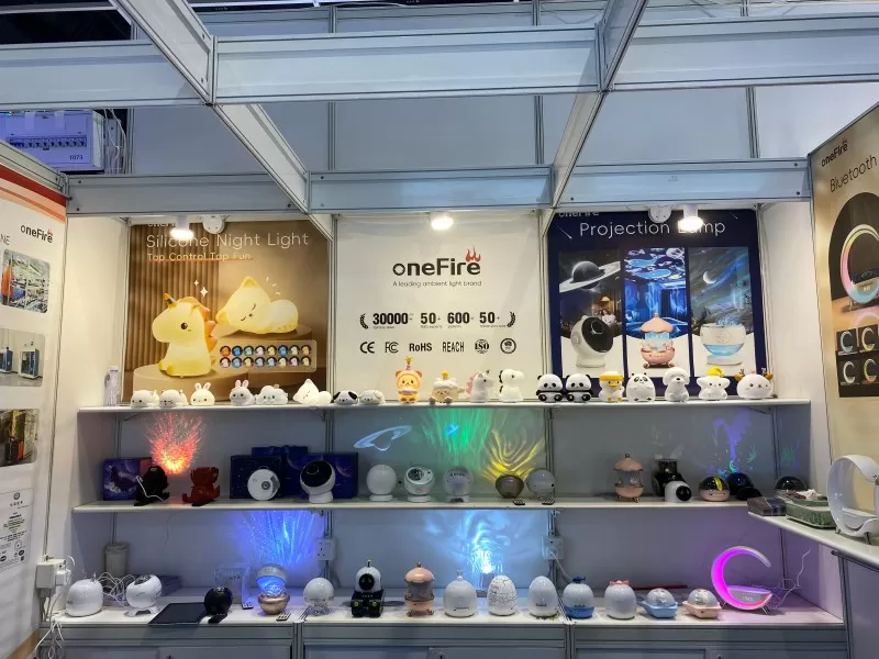 Onefire Impresses at Hong Kong International Autumn Lighting Fair 2025 with Next-Generation Bluetooth Speaker Lamps Onefire Impresses at Hong Kong International Autumn Lighting Fair 2025 with Next-Generation Bluetooth Speaker Lamps