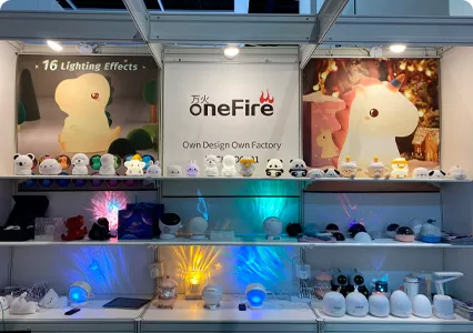 Onefire Shines at Hong Kong International Spring Lighting Fair 2025 with Innovative Gift & Ambient Lighting