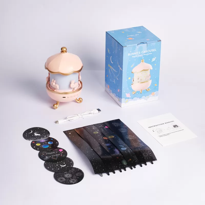 WH-E11 Bunny's Carousel Projector Light