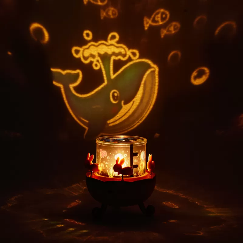 WH-E11 Bunny's Carousel Projector Light